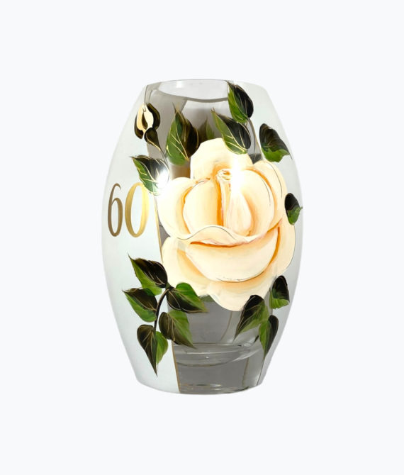 Výročná váza 40-60, darček k narodeninám – 60
