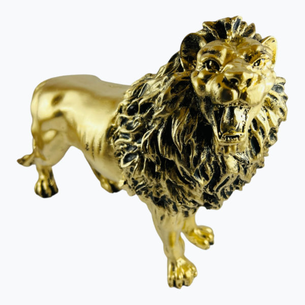 socha lev zlatý