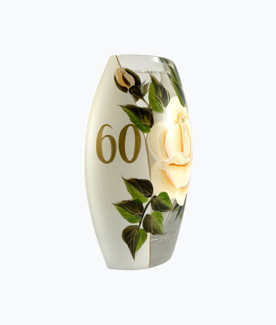 Výročná váza 40-60, darček k narodeninám