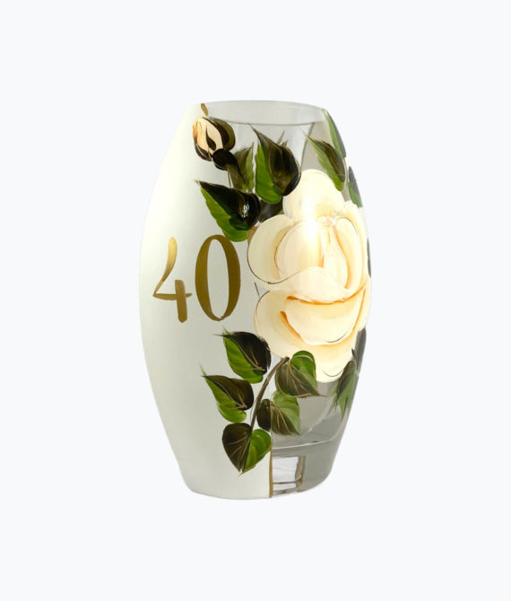 Výročná váza 40-60, darček k narodeninám – 40