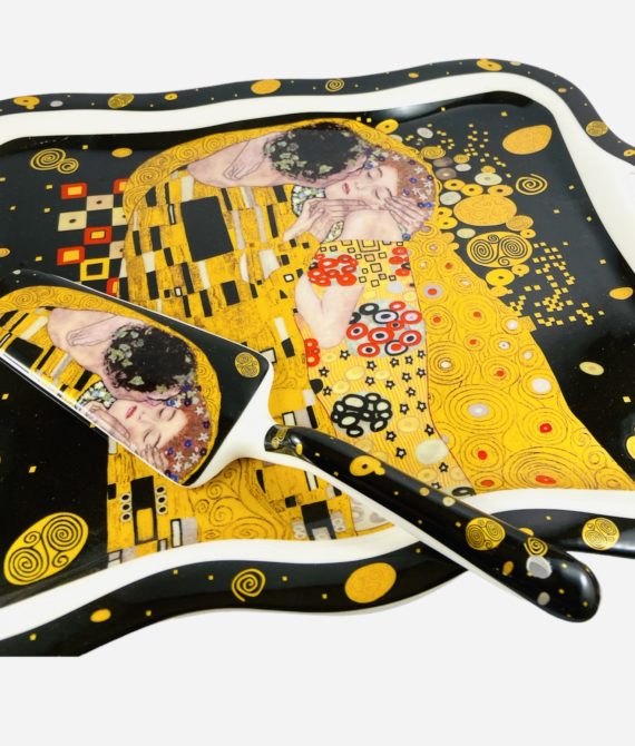 Dezertná misa s lopatkou Gustav Klimt