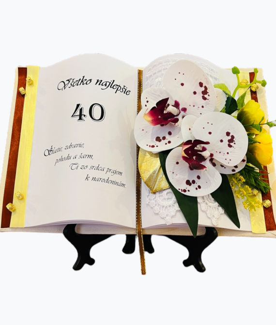 Výročná kniha 40, darček k narodeninám