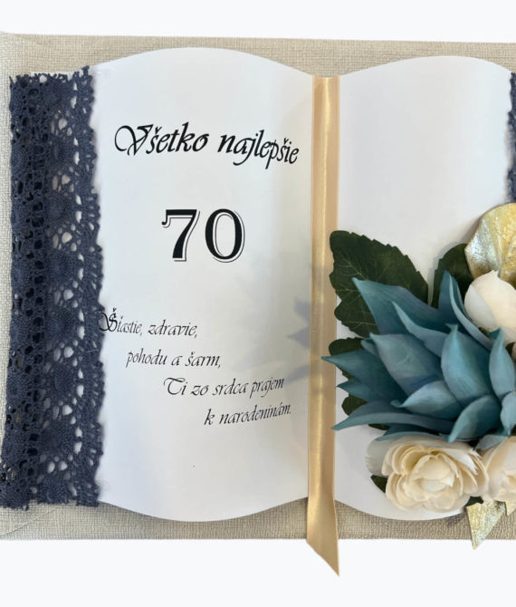Výročná kniha 70, darček k narodeninám