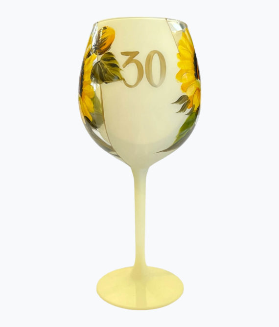 Narodeninový pohár 30, slnečnica, 600ml