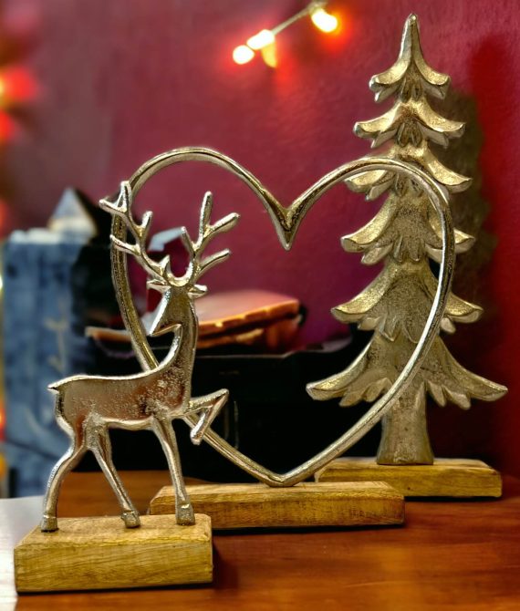 Vianočná dekorácia jeleň 23cm