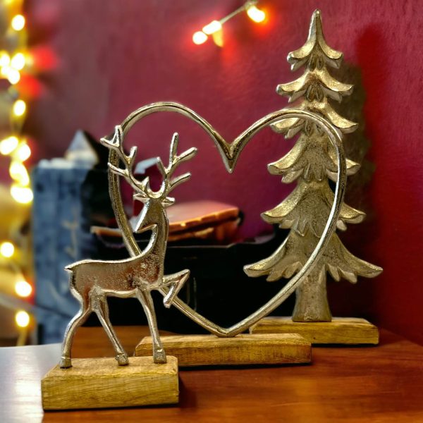 Vianočná dekorácie jeleň malý